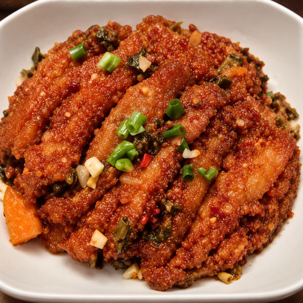 Dry Fried Rice Flour Pork