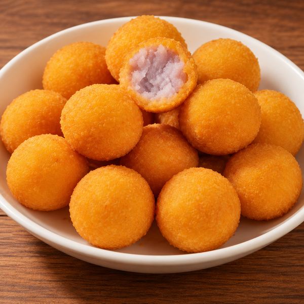 Taro and Sweet Potato Balls