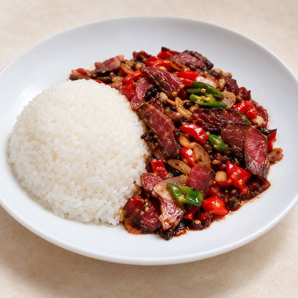Stir-Fried Cured Beef