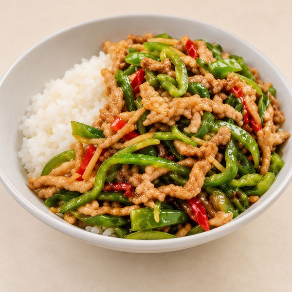 Shredded Pork with Green Peppers