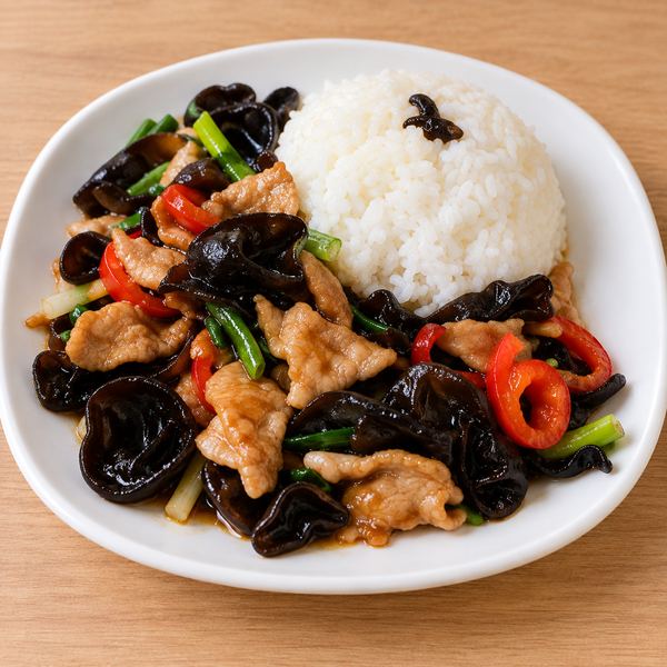Stir-Fry Black Fungus with Pork