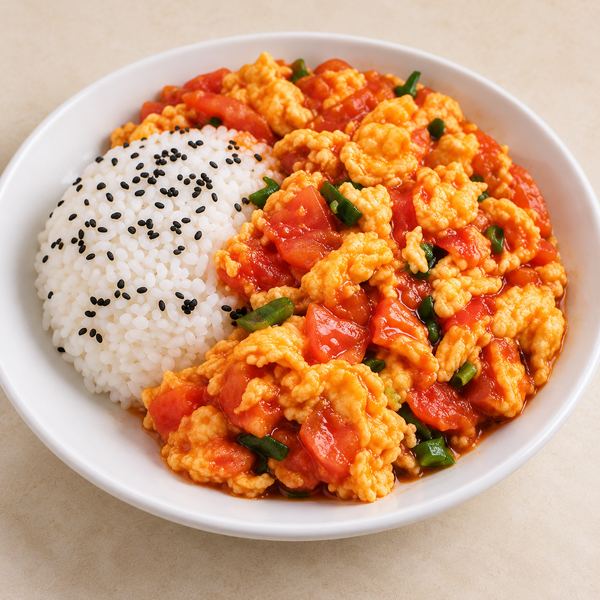 Stir-Fry Scrambled Eggs with Tomatoes