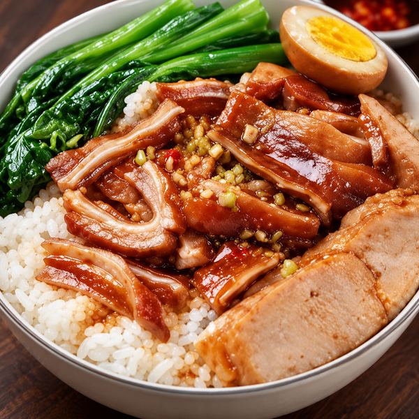 Braised Pork Ear Rice