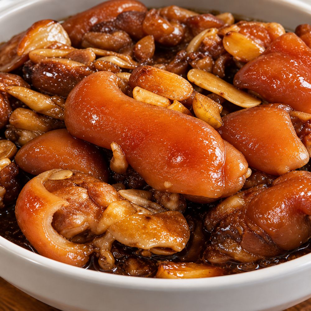 Garlic Braised Pork Trotters Pot